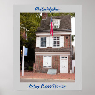 Haus-Plakat Philadelphias Betsy Ross Poster