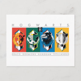 Haus Sigils Harry Potters | HOGWARTS™ Postkarte