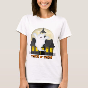 Haus-Spaß-T - Shirt Halloweens Spuk