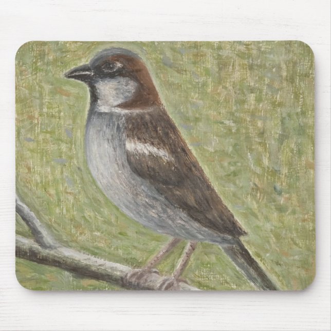 Haus-Spatz 2008 Mousepad (Vorne)