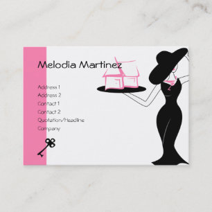 Haus und Schlüssel Visitenkarte