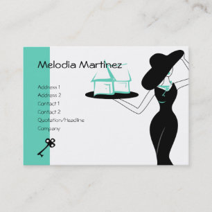 Haus und Schlüssel Visitenkarte