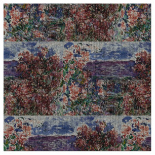 Haus unter den Rose von Claude Monet Stoff