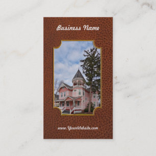 Haus - viktorianisch - Flemington, NJ - die rosa Visitenkarte