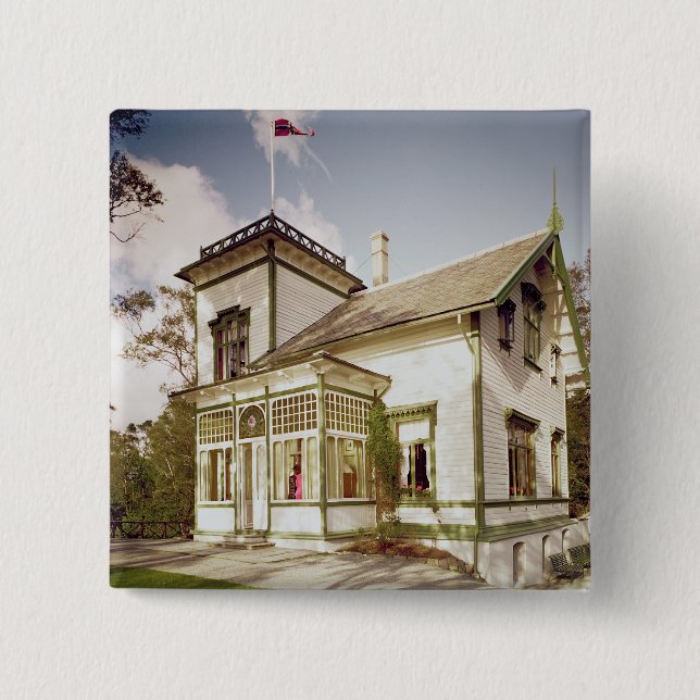 Haus von Edvard Grieg Button (Vorderseite)