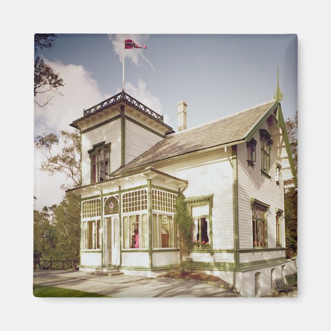 Haus von Edvard Grieg Magnet (Vorne)