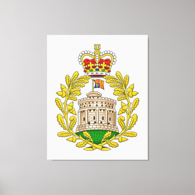 Haus von Windsor Royal Coat of Arms Leinwanddruck (Vorderseite)