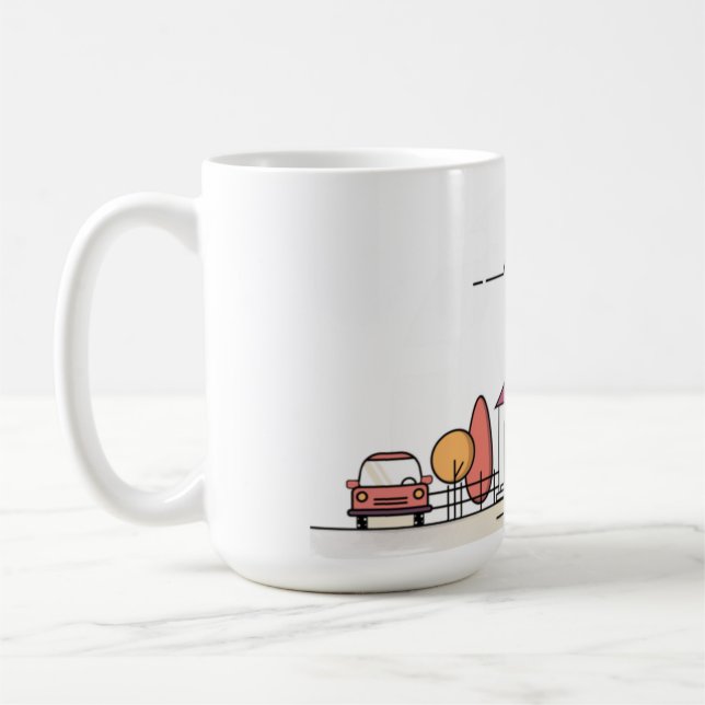 Haus, Zuhause, Gebäude Kaffeetasse (Links)