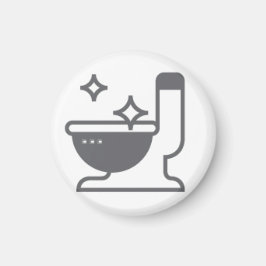 Hausarbeit Toilette Reinigen Magnet