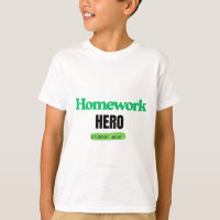 Hausaufgaben Hero: T-Shirt für den Studentenmodus