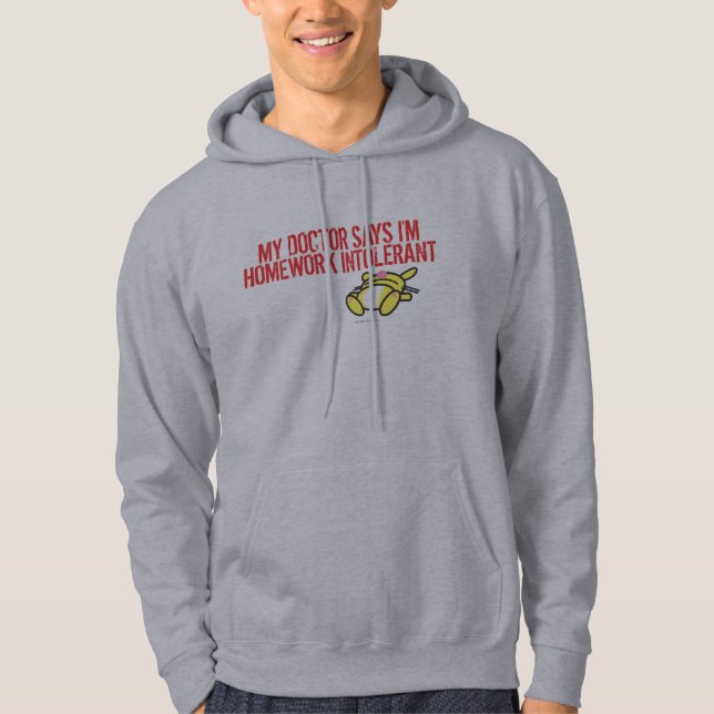 Hausaufgaben Intollerant Hoodie (Vorderseite)
