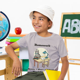 Hausaufgaben: Weil 7 Stunden Schulzeit nicht genug Tri-Blend Shirt