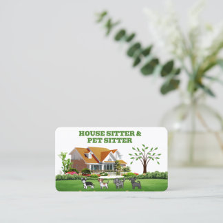 Hausbetreuer & Tierbetreuer Visitenkarte