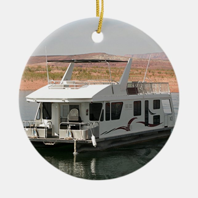 Hausboot, See Powell, Arizona, USA 5 Keramikornament (Vorne)