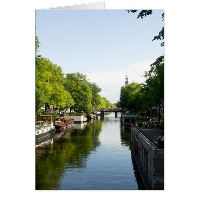 Hausboote auf dem Amsterdamer Kanal (Vorne)