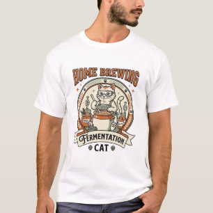 Hausbrauen Fermentation Katze Hausbrauen Ferment T-Shirt