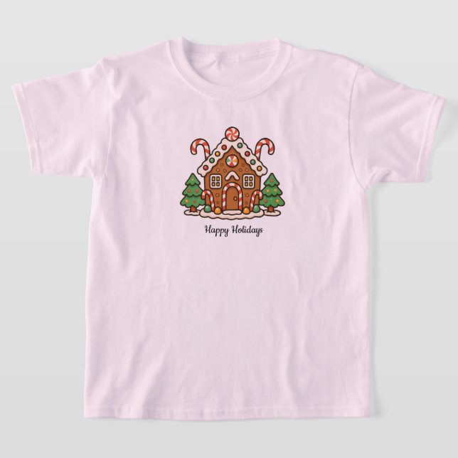 Häuschen aus Lebkuchen T-Shirt (Ablage )