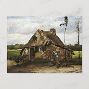 Häuschen, Bauer kommt nach Hause, Van Gogh Fine Ar Postkarte