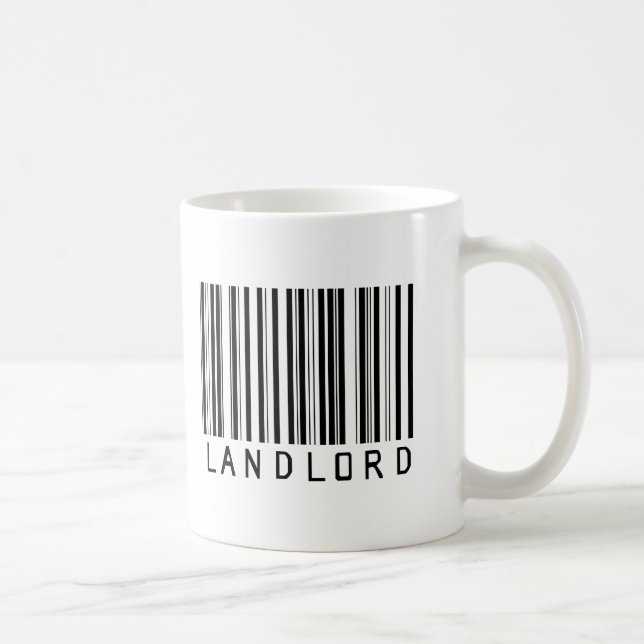 Hauseigentümer-Bar-Code Kaffeetasse (Rechts)