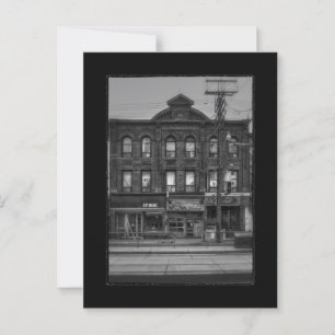 Häuser 422 - 426 College St 2 mit Grenze Postkarte
