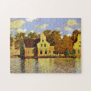 Häuser am Fluss Zaan in Zaandam Monet Fine Art