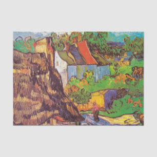 Häuser auf Auvers Van Gogh Decoupage Papier