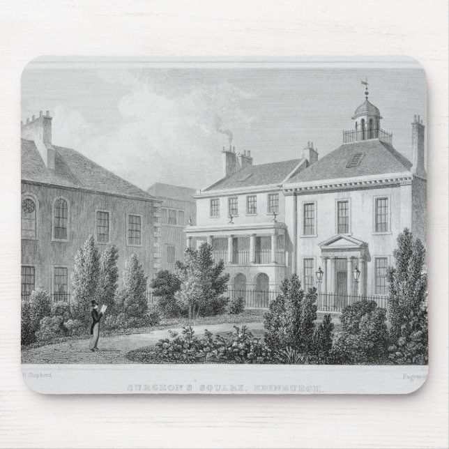 Häuser auf dem Quadrat der Chirurgen, Edinburgh Mousepad (Vorne)