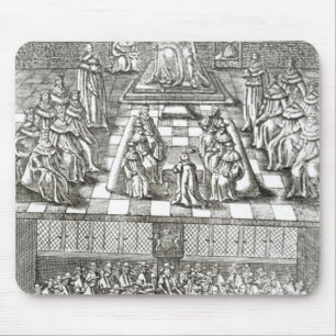 Häuser des Parlaments im Jahre 1640 Mousepad