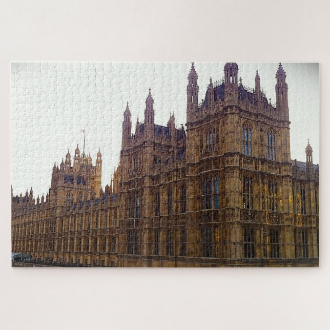 Häuser des Parlaments London. Jigsaw Puzzle (Horizontal)