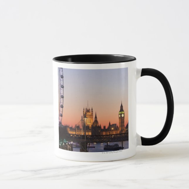 Häuser des Parlaments u. des London-Auges Tasse (Rechts)