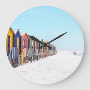 Häuser Hütten Große Wanduhr