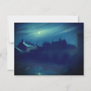 Häuser im Mondschein von Andreas: Postkarte