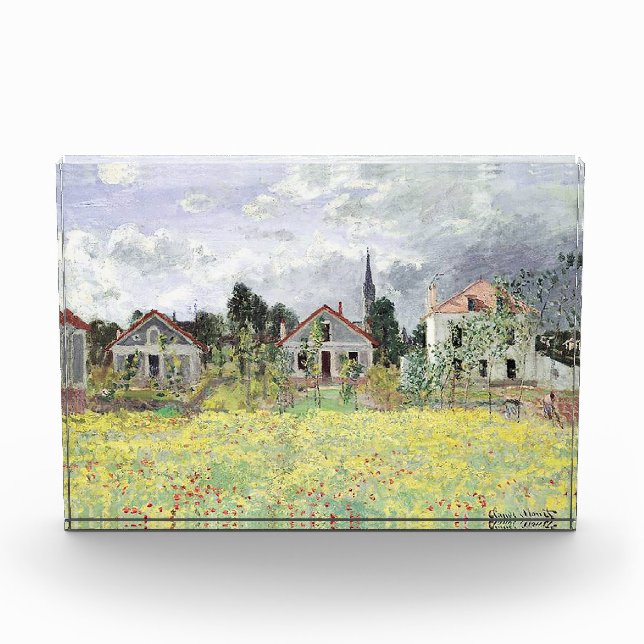 Häuser in Argenteuil Claude Monet Fotoblock (Vorderseite)
