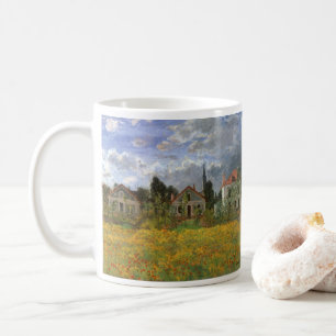 Häuser in Argenteuil von Claude Monet, Vintage Kun Kaffeetasse