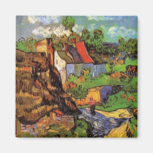 Häuser in Auvers, Schöne Kunst von Vincent van G Magnet