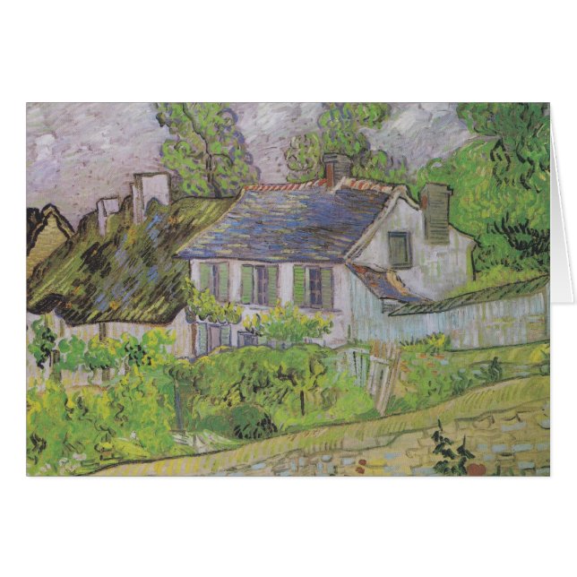 Häuser in Auvers - Van Gogh (1890) (Vorderseite (Horizontal))
