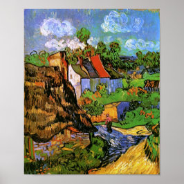 Häuser in Auvers Van Gogh Fine Art Poster