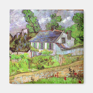 Häuser in Auvers, Vincent van Gogh Magnet