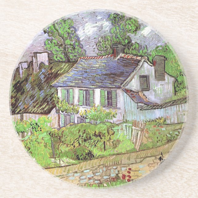 Häuser in Auvers, Vincent van Gogh. Untersetzer (Vorne)