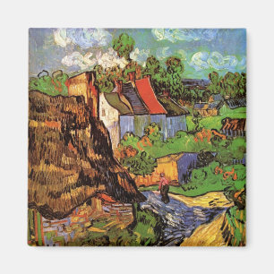 Häuser in Auvers von Vincent van Gogh Magnet