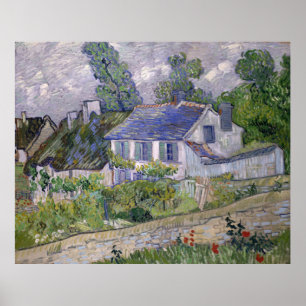 Häuser in Auvers von Vincent Van Gogh Poster