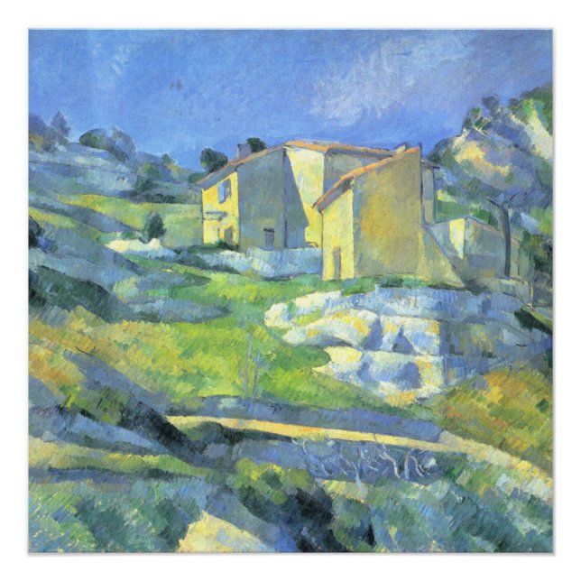 Häuser in der Provence Paul Cezanne Poster (Vorderseite)