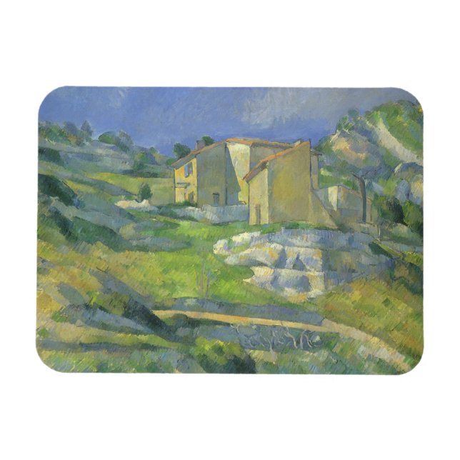 Häuser in der Provence von Paul Cezanne, Vintag Ar Magnet (Horizontal)