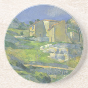 Häuser in der Provence von Paul Cezanne, Vintage A Getränkeuntersetzer