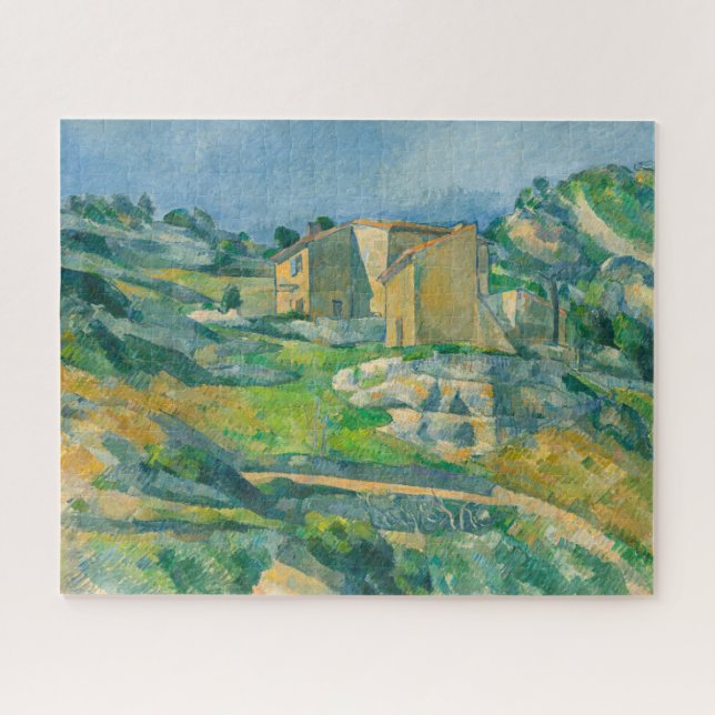 Häuser in der Provence, von Pul Cesanne (Horizontal)