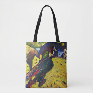 Häuser in Murnau von Wassily Kandinsky Tasche