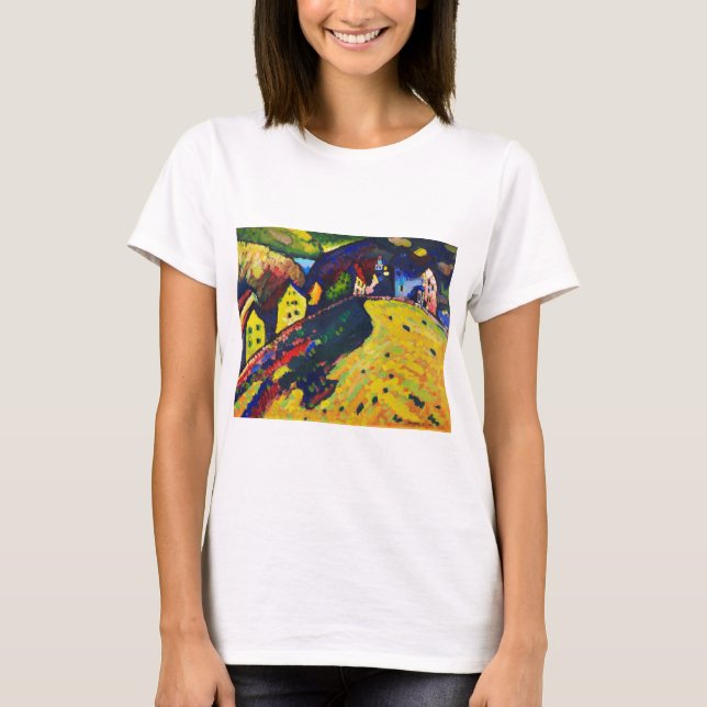 Häuser in Murnau, Wassily Kandinsky T-Shirt (Vorderseite)