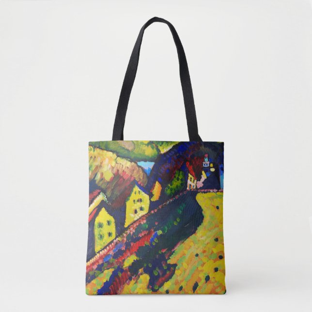 Häuser in Murnau, Wassily Kandinsky Tasche (Vorderseite)