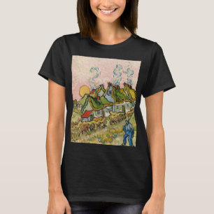 Häuser und Bild von Vincent van Gogh T-Shirt