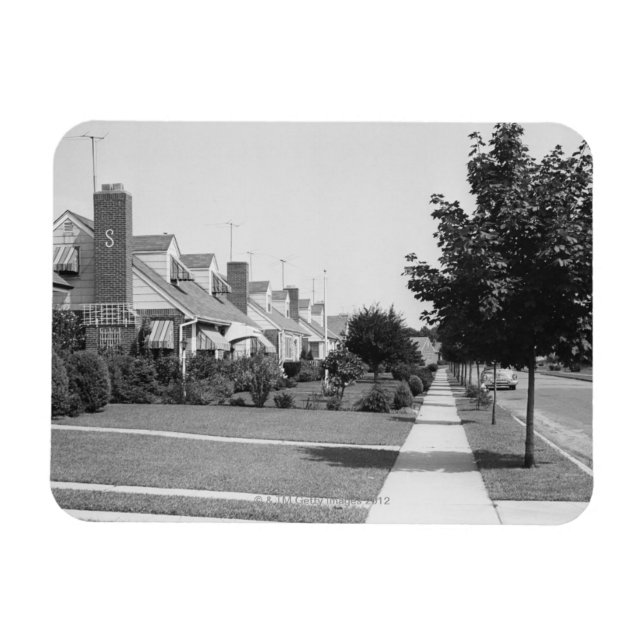 Häuserreihe Magnet (Horizontal)